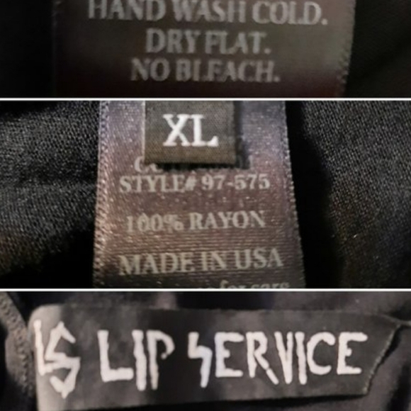 Vintage Deadstock y2k Lip Service Pentagram Tank - Picture 4 of 4